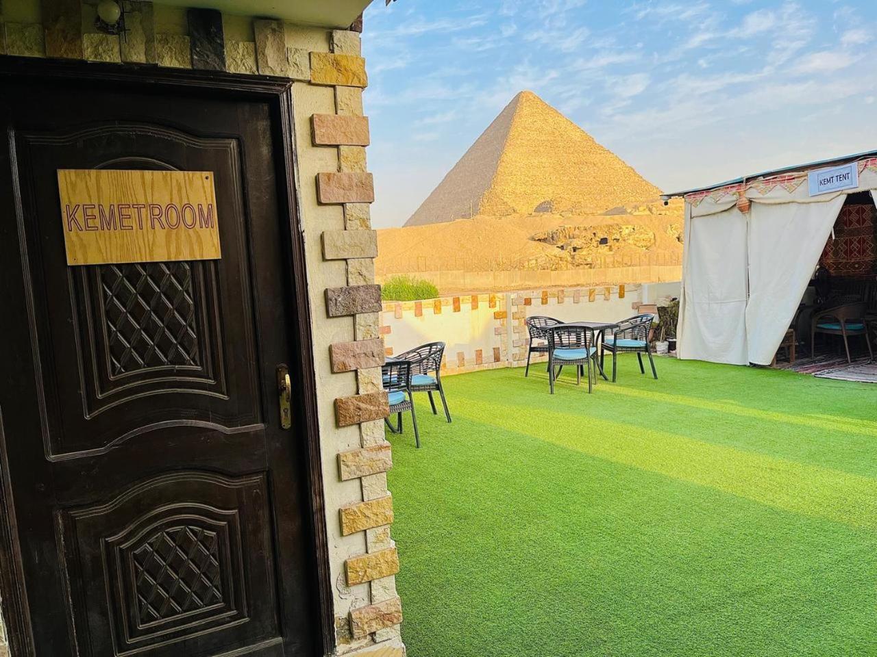 Kemet Pyramids Room View ไคโร ภายนอก รูปภาพ