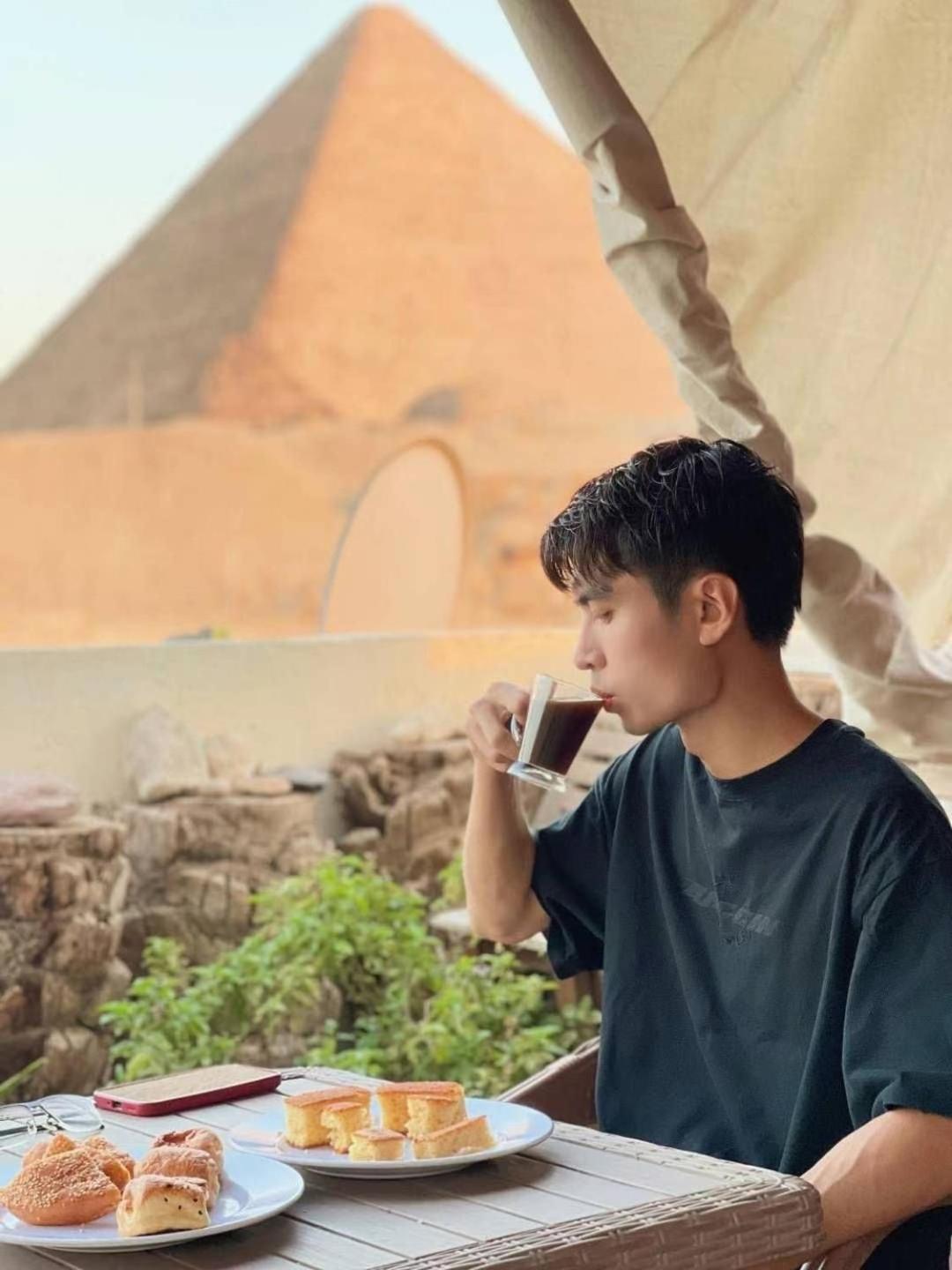 Kemet Pyramids Room View ไคโร ภายนอก รูปภาพ
