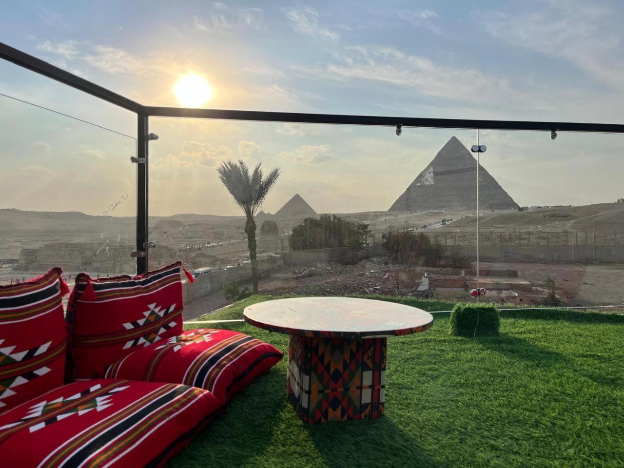 Kemet Pyramids Room View ไคโร ภายนอก รูปภาพ